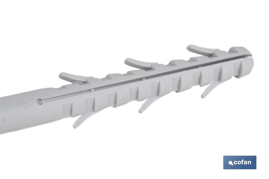 TACO LARGO DE GOLPE CON TORNILLO HEXAGONAL Ø10 X 100 MM