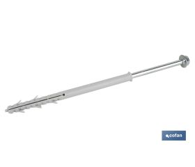 TACO LARGO DE GOLPE CON TORNILLO HEXAGONAL Ø10 X 160 MM