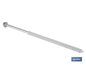 TACO LARGO DE GOLPE CON TORNILLO HEXAGONAL Ø10 X 160 MM