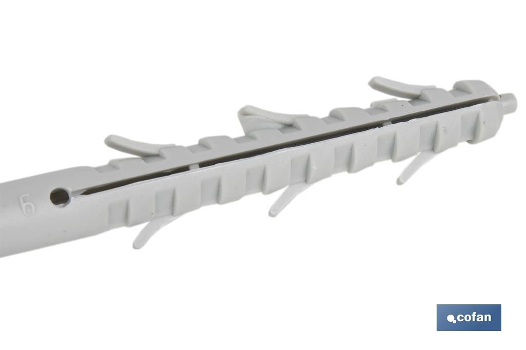 TACO LARGO DE GOLPE CON TORNILLO HEXAGONAL Ø10 X 160 MM