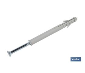 TACO LARGO DE GOLPE CON TORNILLO POZIDRIVE Ø10 X 135 MM