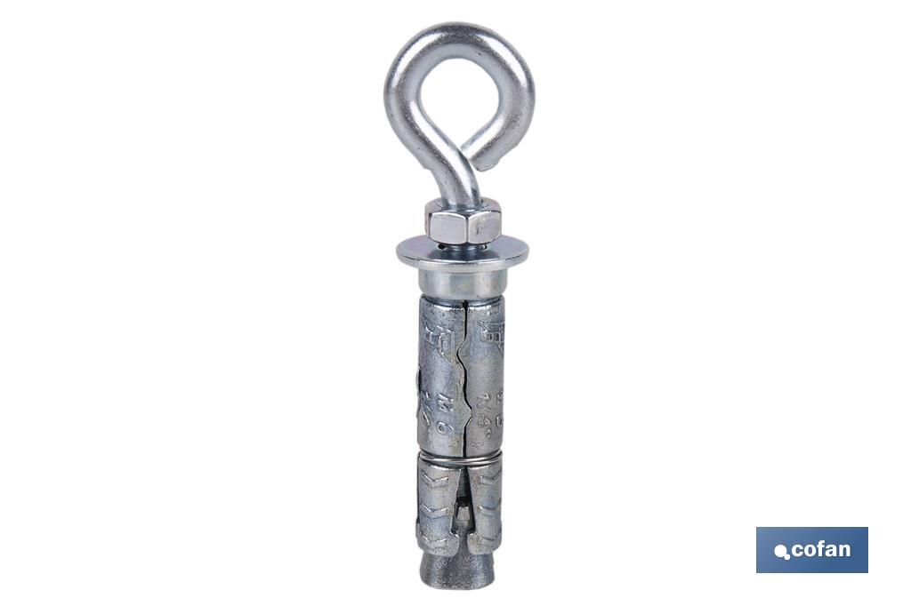 ANCLAJE ZAMAK HPM M6 X 45 CON ARGOLLA