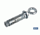 ANCLAJE ZAMAK HPM M6 X 45 CON ARGOLLA