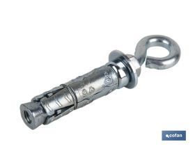 ANCLAJE ZAMAK HPM M8 X 50 CON ARGOLLA