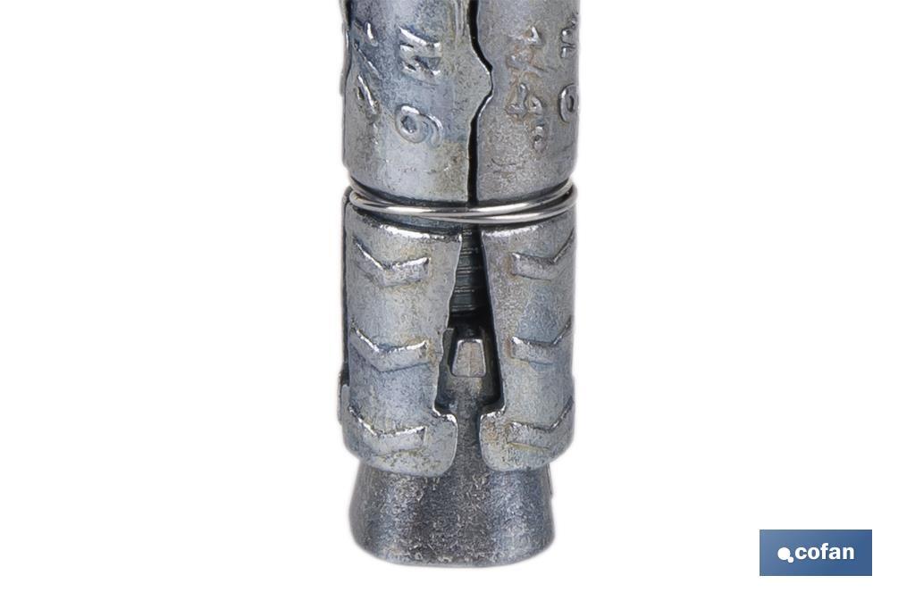 ANCLAJE ZAMAK HPM M6 X 45 CON ARGOLLA