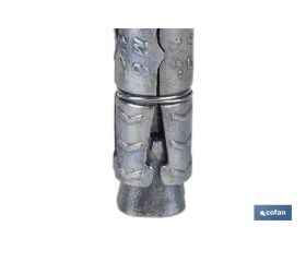 ANCLAJE ZAMAK HPM M8 X 50 CON ARGOLLA