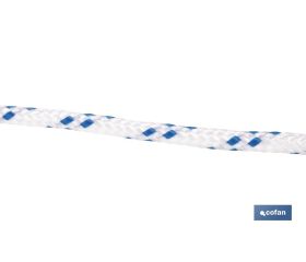 CUERDA TRENZADA POLI 6MM 100 MTS