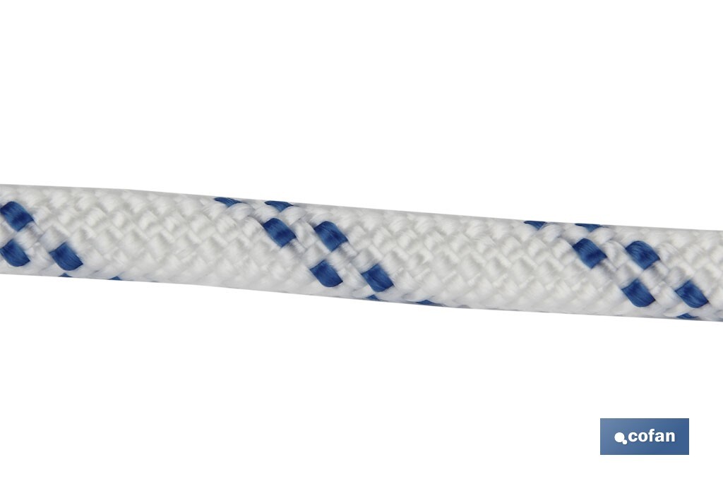 MADEJA CUERDA TRENZADA POLI 6MM 10M BLANCO