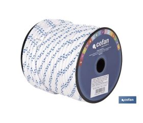 CUERDA TRENZADA POLI 8MM 50 MTS