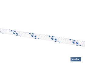 CUERDA TRENZADA POLI 8MM 50 MTS