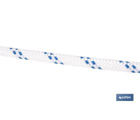 CUERDA TRENZADA POLI 10MM 50 MTS