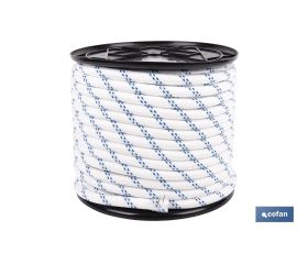 CUERDA TRENZADA POLI 12MM 50 MTS