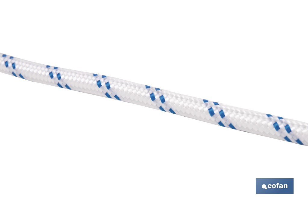 CUERDA TRENZADA POLI 12MM 50 MTS