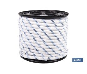 CUERDA TRENZADA POLI 14MM 50 MTS