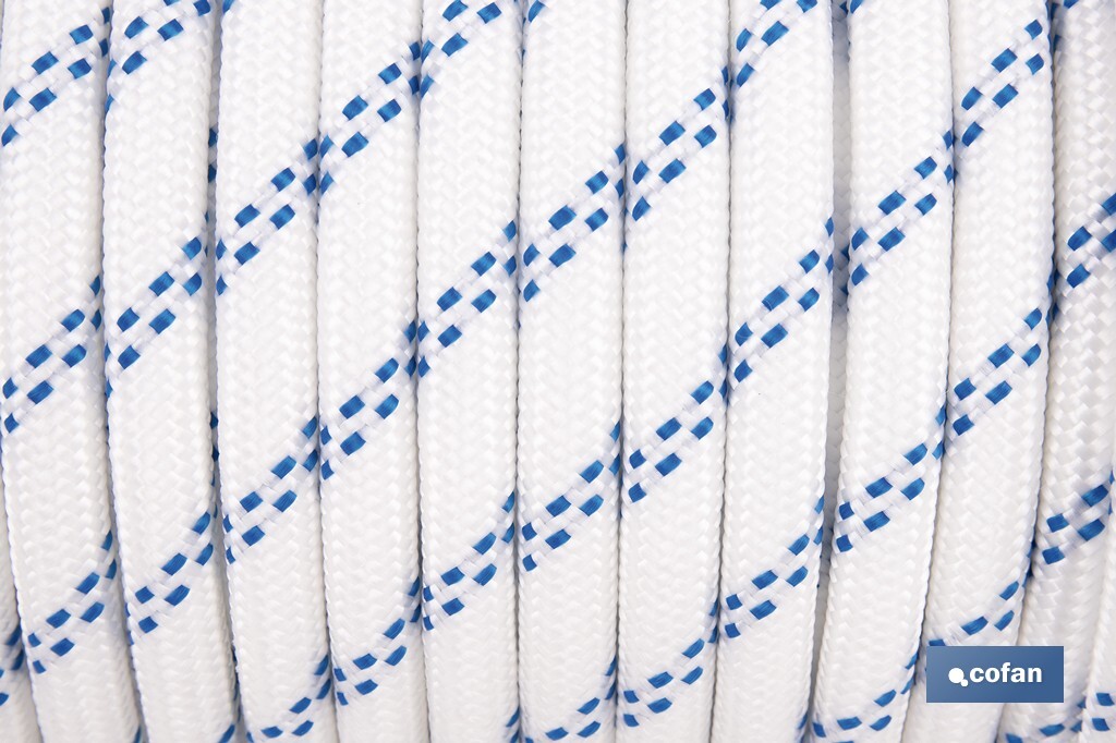 CUERDA TRENZADA POLI 14MM 50 MTS