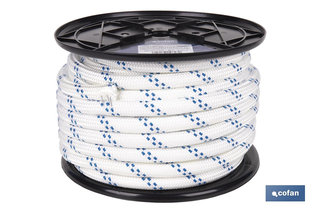 CUERDA TRENZADA POLI 16MM 25 MTS
