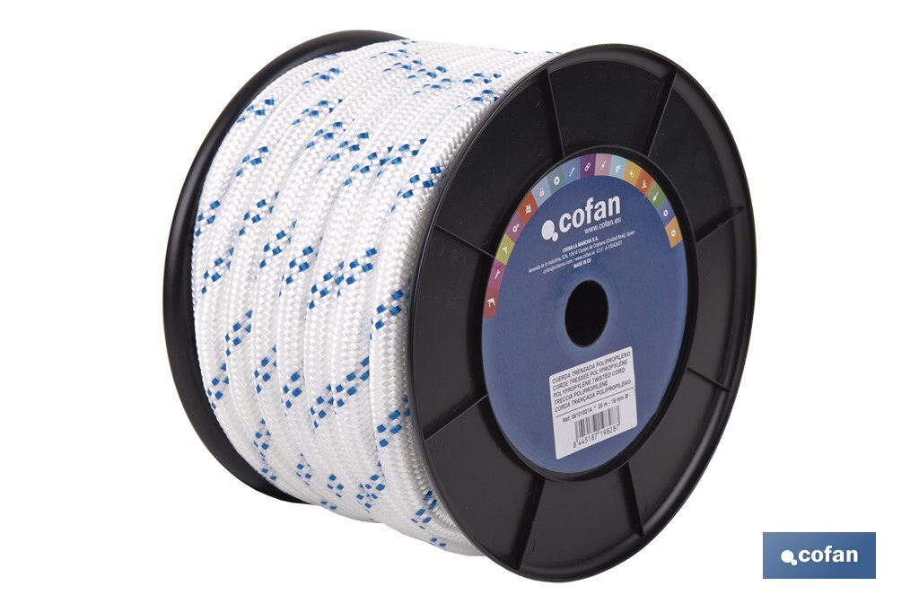 CUERDA TRENZADA POLI 18MM 20 MTS