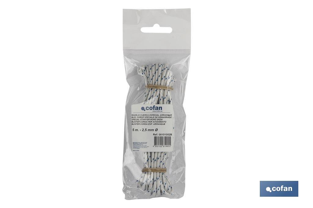 MADEJA CUERDA ESPECIAL ARRANQUE 2,5MM 5M