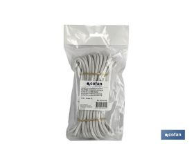 MADEJA CUERDA ELÁSTICA 6MM 10M BLANCO