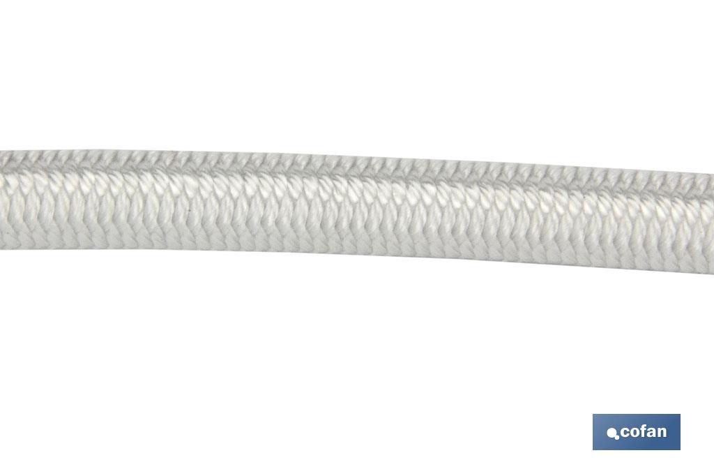 MADEJA CUERDA ELÁSTICA 6MM 10M BLANCO