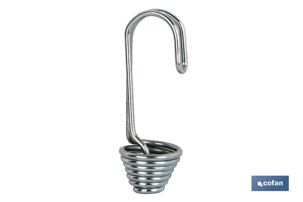 GANCHO DOBLE PULPO PARA CUERDA ELAST. 8 mm