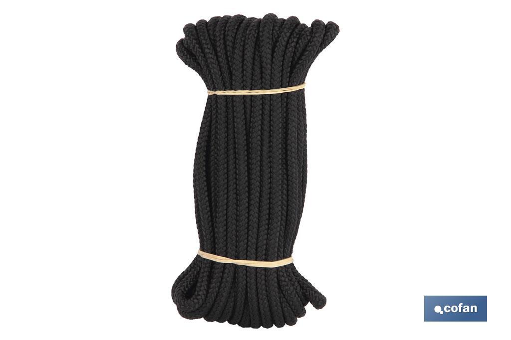 MADEJA CUERDA TRENZADA POLI 6MM 10M ROJO