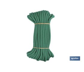 MADEJA CUERDA TRENZADA POLI 10MM 10M NEGRO