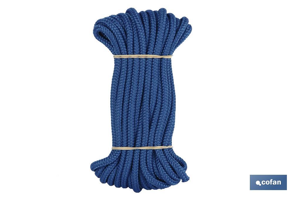 MADEJA CUERDA TRENZADA POLI 6MM 10M ROJO