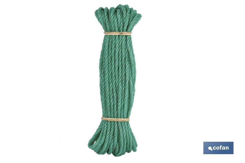 MADEJA CUERDA PLÁSTICO 5MM 10M BLANCO