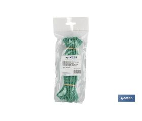 MADEJA CUERDA PLÁSTICO 5MM 10M AZUL