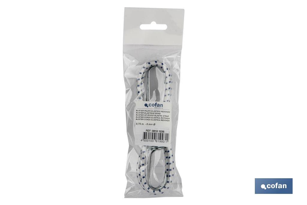 BLISTER PULPO ESPEC. REDONDO 10 MM 1.25 MTS