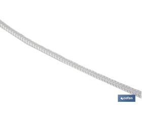 MADEJA CORDÓN POLIÉSTER REFORZADO 5 MM 10 M BLANCO
