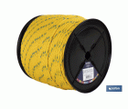 CARRETE CUERDA NÁUTICA MULTIUSOS 6 MM 200 M AMARILLO/AZUL