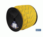 CARRETE CUERDA NÁUTICA MULTIUSOS 6 MM 200 M AMARILLO/AZUL