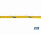 CARRETE CUERDA NÁUTICA MULTIUSOS 6 MM 200 M AMARILLO/AZUL