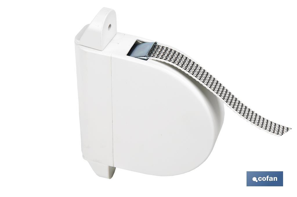 RECOGEDOR ABATIBLE PERSIANA BLANCO 6MX18 MM