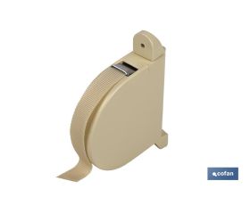 RECOGEDOR ABATIBLE PERSIANA GRIS 6MX20 MM