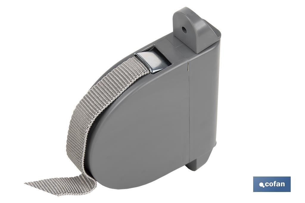 RECOGEDOR ABATIBLE PERSIANA BLANCO 6MX18 MM