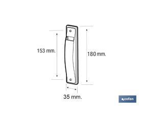 EMBELLECEDOR BLANCO RECOGEDOR PERSIANA 14-18 MM VENTA UNITARIA