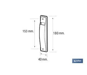 EMBELLECEDOR BLANCO RECOGEDOR PERSIANA 20 MM VENTA UNITARIA