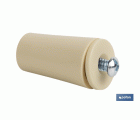 TOPE PERSIANA 40 MM MARFIL CON TORNILLO M-6