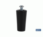 TOPE PERSIANA 40 MM NEGRO CON TORNILLO M-6