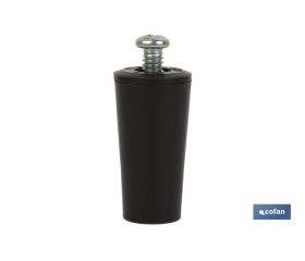 TOPE PERSIANA 40 MM MARRÓN CON TORNILLO M-6 VENTA UNITARIA