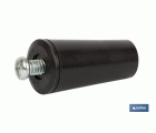 TOPE PERSIANA 40 MM MARRÓN CON TORNILLO M-6