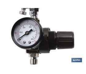 PISTOLA DE PINTAR HVLP + REGULADOR