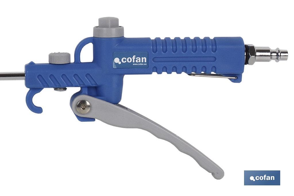 PISTOLA SOPLAR PLASTICO LARGA 330MM