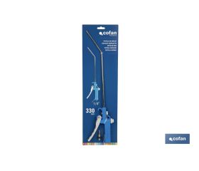 PISTOLA SOPLAR PLASTICO LARGA 330MM