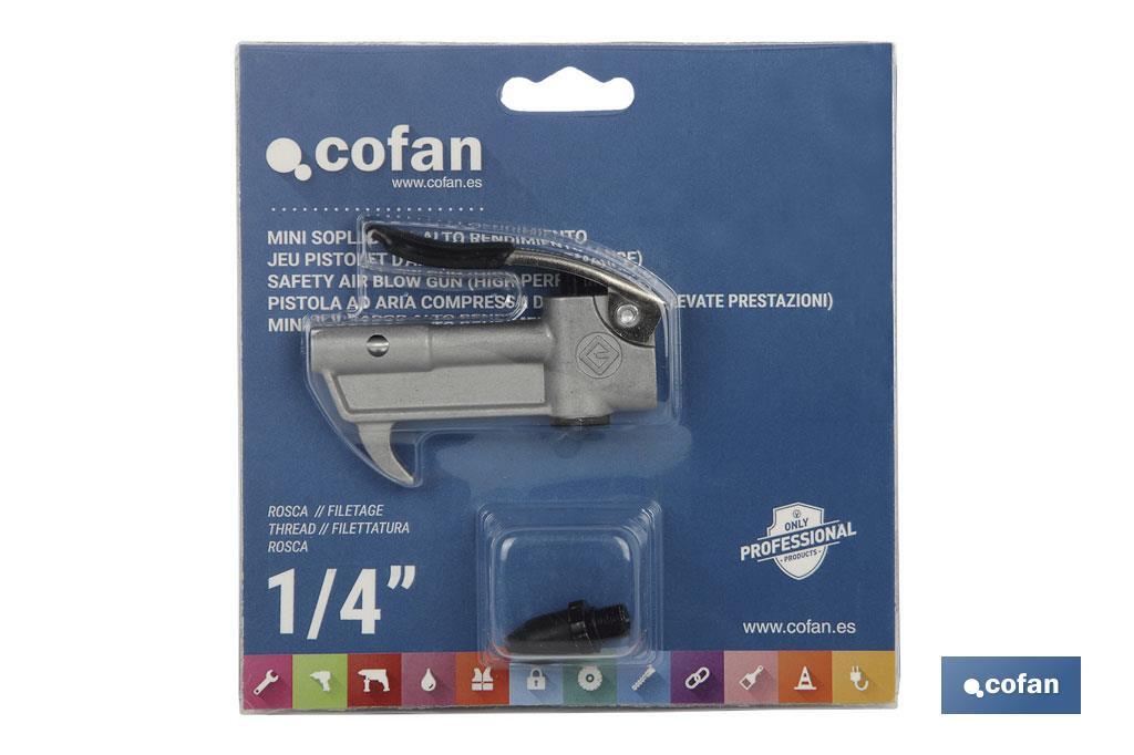 MINI SOPLADORA ALTO RENDIMIENTO ROSCA 1/4