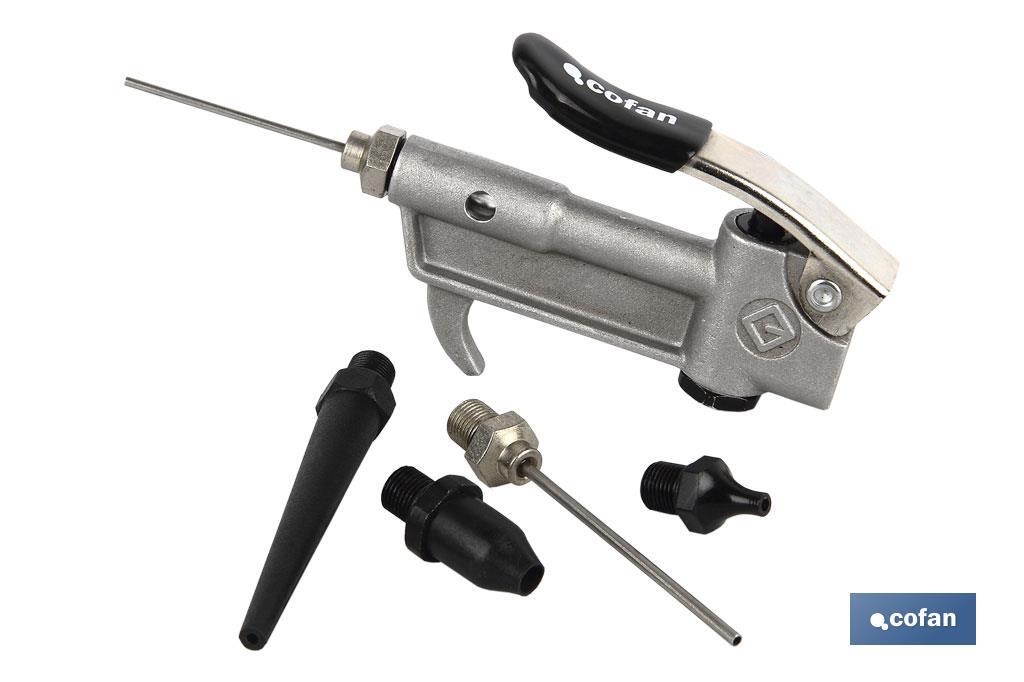 MINI SOPLADORA ALTO RENDIMIENTO 1/4+5 ACCESORIOS