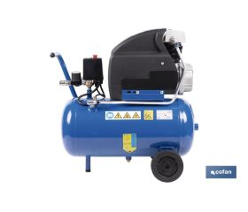 COMPRESOR LUBRICADO MODELO AUSTRO  230V 24L/2HP